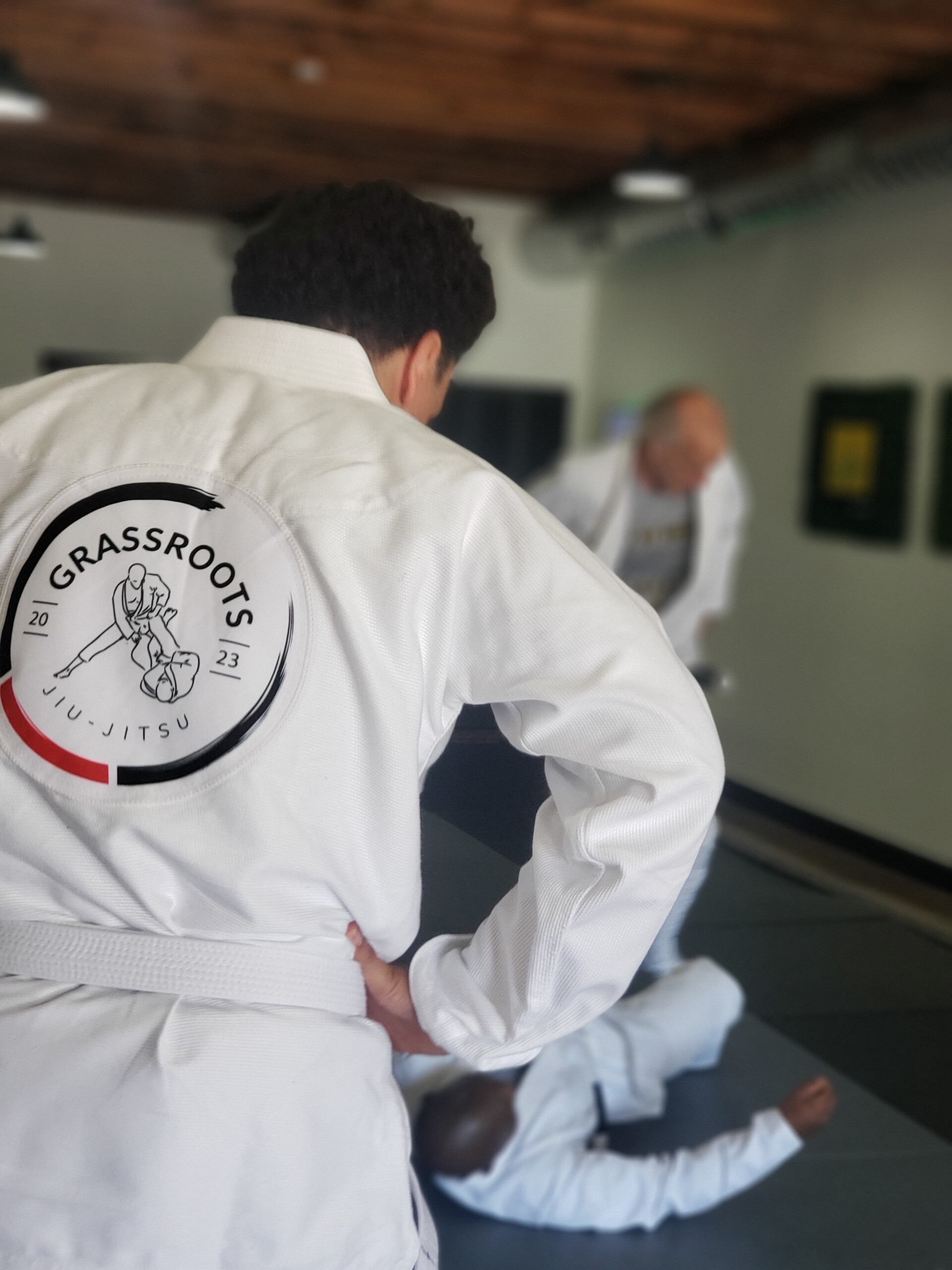 Student With Academy Gi Working